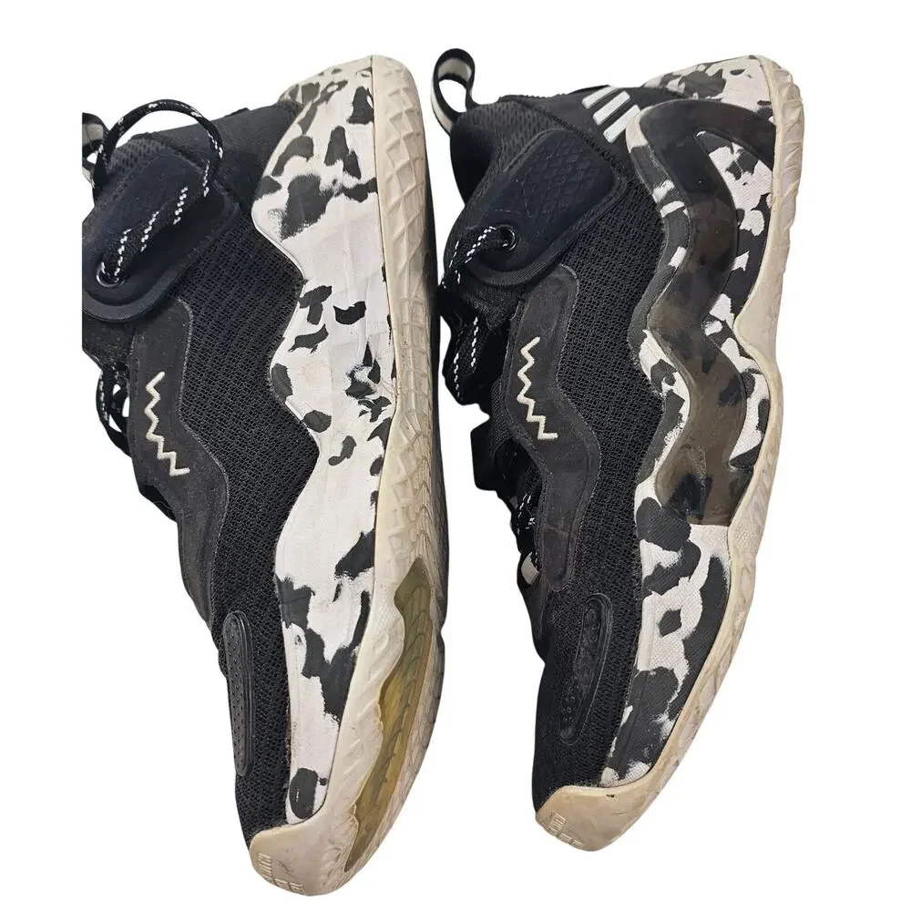 ADIDAS DONOVAN MITCHELL D.O.N. ISSUE #3 SNEAKERS -SIZE 5.5 pre owned tennishoes